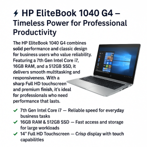 HP 1040 G4 7th i7 16/512